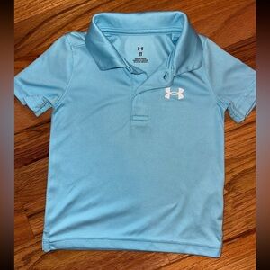 Under Armour Kids Light Blue Polo Shirt